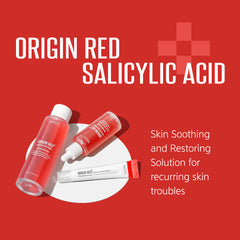[ NACIFIC ] x Stray Kids Origin Red Salicylic Acid 3-Piece Skincare Set, with Photocards 8 PCS Full Set
