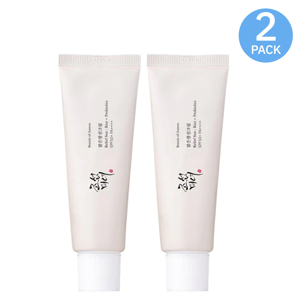 Beauty of Joseon Relief Sun : Rice + Probiotics Sunscreen, 50ml (2-PACK)