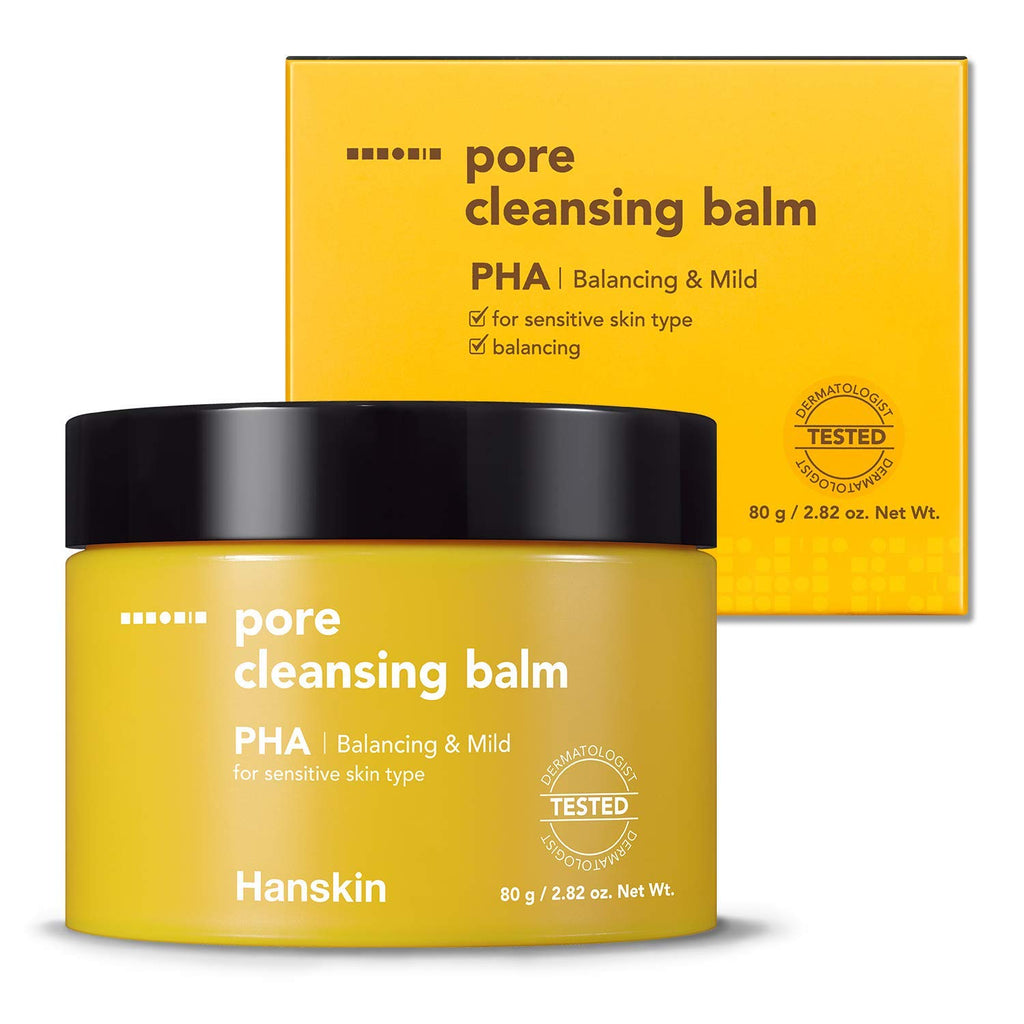 Hanskin Pore Face Cleansing Balm PHA for Sensitive Skin 80g
