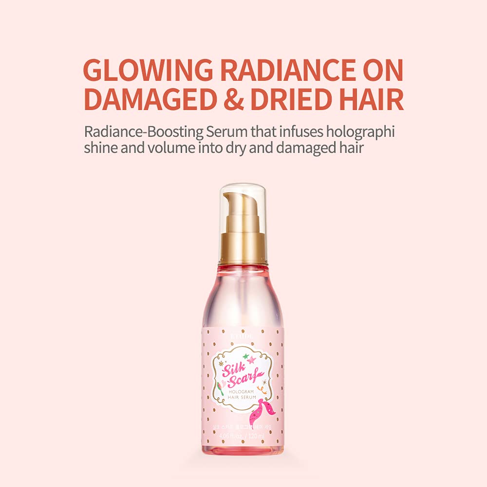 Etude House Silk Scarf Hologram Hair Serum 120ml