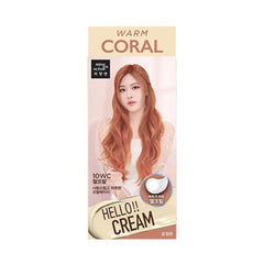 [ MISE EN SCENE ] Hello Cream Color Easy Self Hair Dye - 10WC Warm Coral