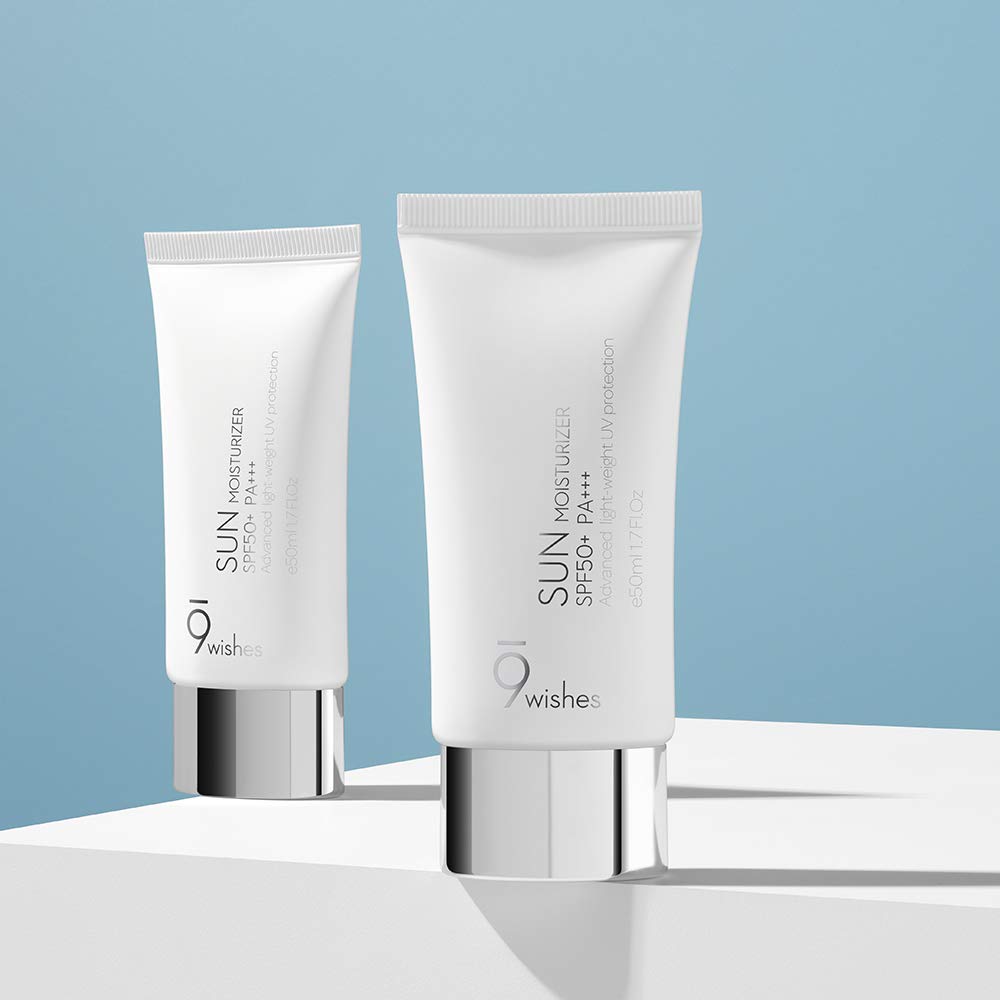 [ 9wishes ] Sun Moisturizer Facial Sun Cream SPF 50+ PA+++ 50ml (1.7 fl.oz.)