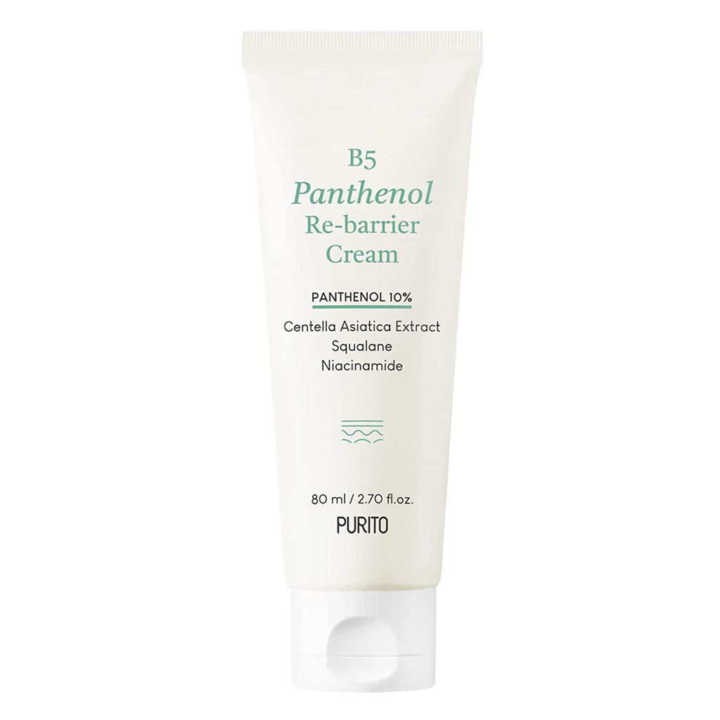 Purito B5 Panthenol Re-barrier Face Cream, Vegan & Cruelty-free, 80ml / 2.7 fl. oz.