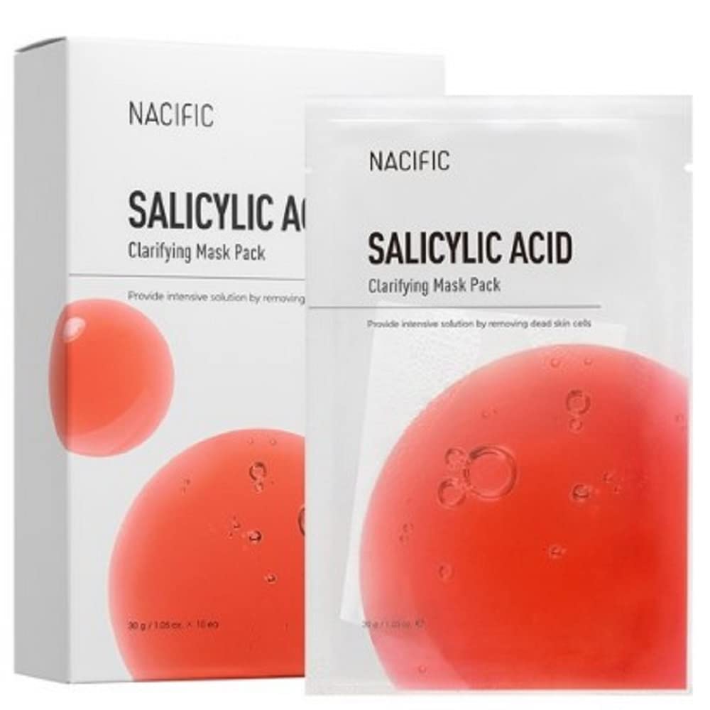 [ NACIFIC ] Salicylic Acid Clarifying Mask Pack, 10EA