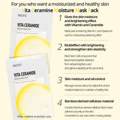 [ NACIFIC ] Vita Ceramide Moisture Mask Pack 10 EA