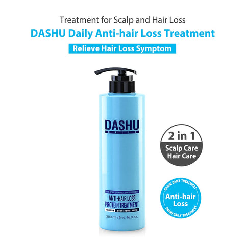 Dashu Daily Anti-Hair Loss Protein Treatment, 16.9 fl oz (500 ml)