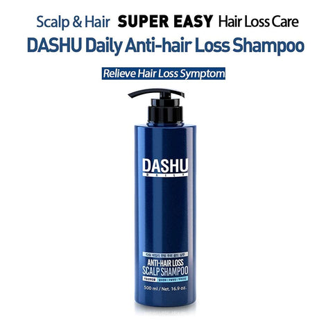 Dashu Daily Anti-Hair Loss Scalp Shampoo, 16.9 fl oz (500 ml)