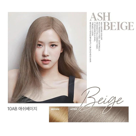 [ MISE EN SCENE ] Hello Bubble Foam Color Easy Self Hair Dye, 10AB Ash Beige