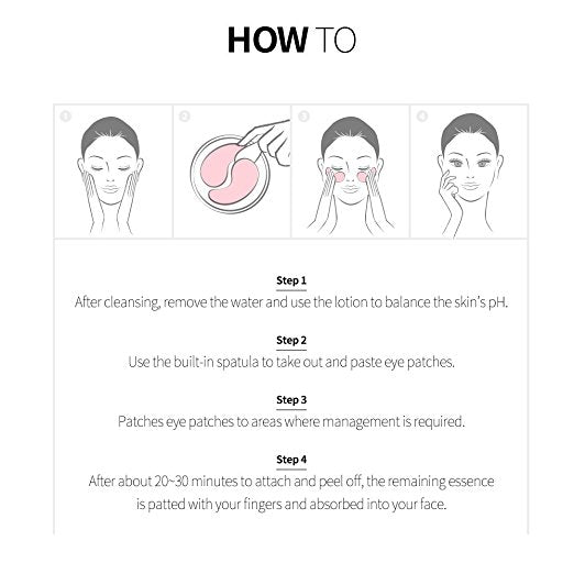 [ HEIMISH ] Bulgarian Rose Water Hydrogel Eye Patch (72ea) - KosBeauty