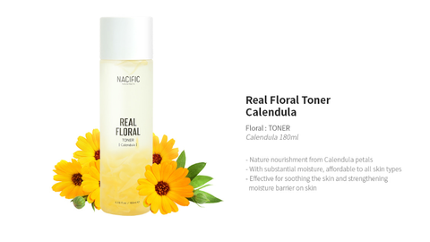 [ NACIFIC ] Real Calendula Floral Toner 180 ml / 6.08 oz - KosBeauty