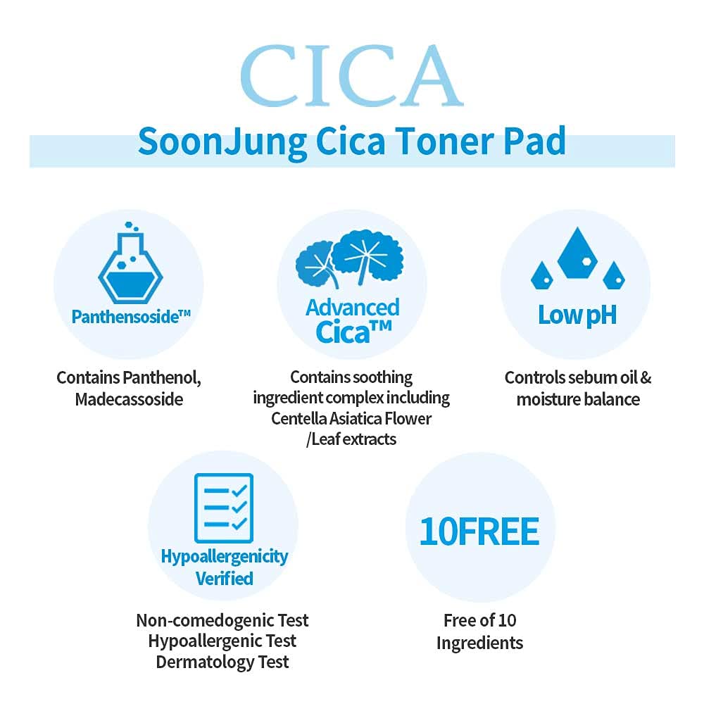 Etude House Soon Jung Cica Relief Toner, 200ml