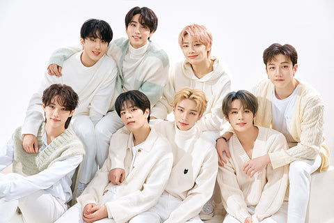 [ NACIFIC ] x Stray Kids Origin Red Salicylic Acid 3-Piece Skincare Set, with Photocards 8 PCS Full Set
