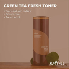 [ ISNTREE ] Green Tea Fresh Toner, 200ml (2-PACK) - KosBeauty