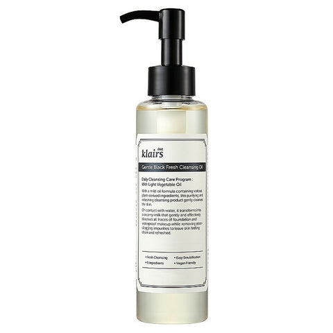 DearKlairs Gentle Black Fresh Cleansing Oil 150ml