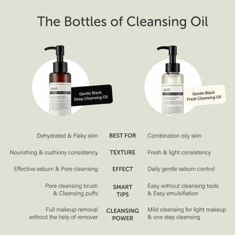 DearKlairs Gentle Black Fresh Cleansing Oil 150ml