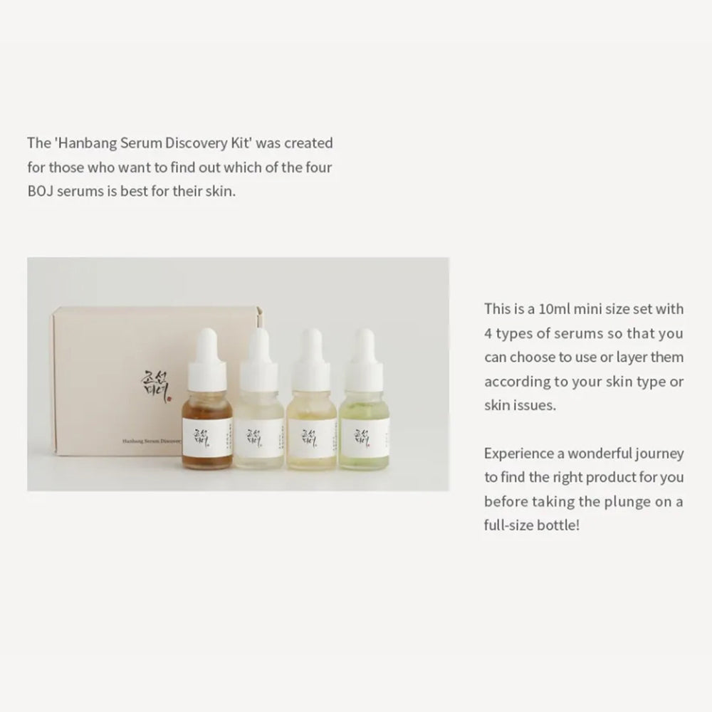 Beauty of Joseon Hanbang Serum Discovery Kit, 10ml x 4pcs