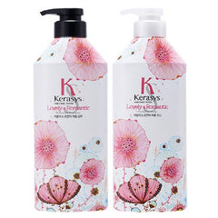 [ Kerasys ] Lovely & Romantic Perfumed Shampoo / Rinse 600ml - KosBeauty