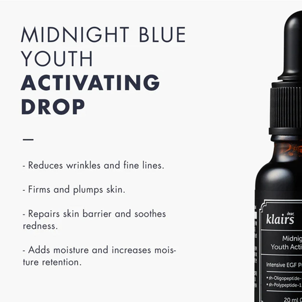 DearKlairs Midnight Blue Youth Activating Drop 20ml