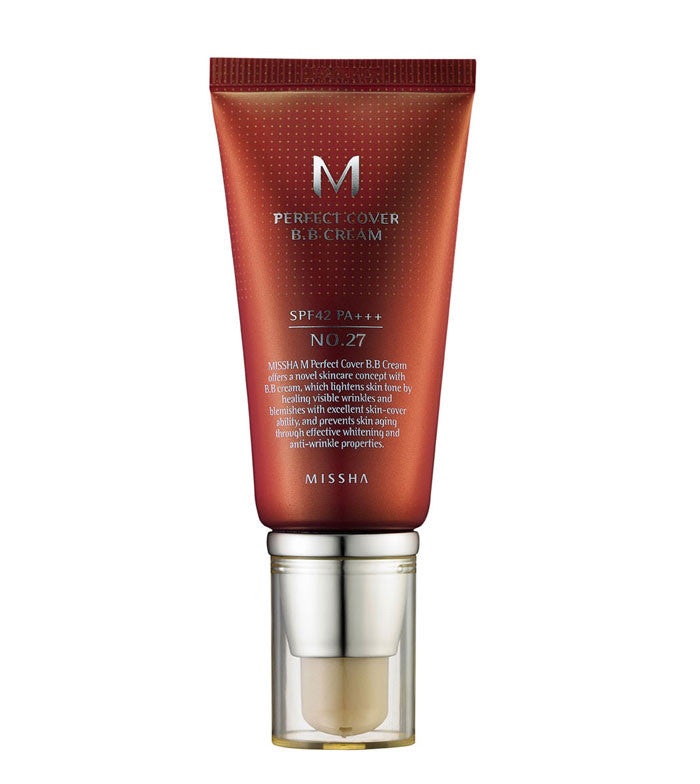 [ Missha ] M Perfect Cover BB Cream No.27 SPF42 PA+++ - KosBeauty