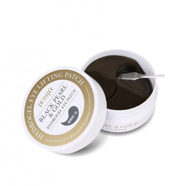 [ Petitfee ] Black Pearl & Gold Hydrogel Eye Patch 60 PCS - KosBeauty