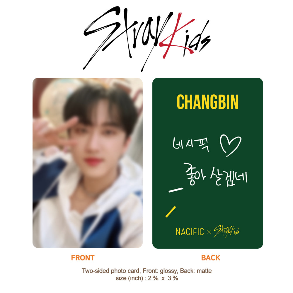 [ NACIFIC ] x Stray Kids Premium Mask Sheet Variety Set 30-Pack, with Stayz in Diary Photo Cards 8 PCS