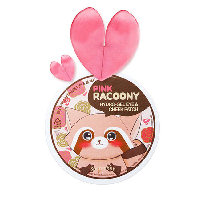 [ Secret Key ] Pink Racoony Hydro -Gel Eye & Cheek Patch 60 patches - KosBeauty
