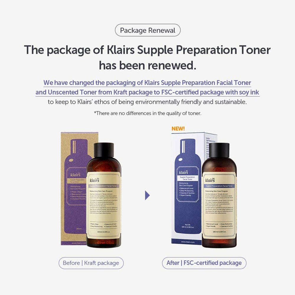 DearKlairs Supple Preparation Facial Toner 180ml