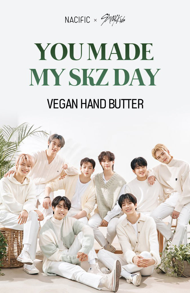Nacific x Stray Kids Vegan Hand Butter 8 PCS Set, with 8 PCS Photo Cards
