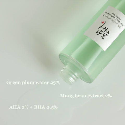 [ Beauty of Joseon ] Green Plum Refreshing Toner : AHA + BHA, 150ml / 5.07 fl. oz.