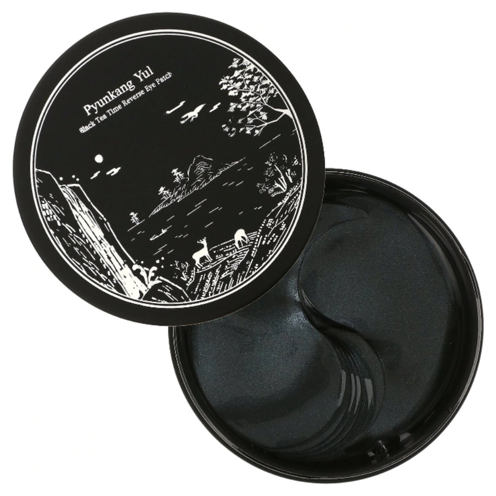 Pyunkang Yul Black Tea Time Reverse Eye Patch for Under Eyes, 60EA