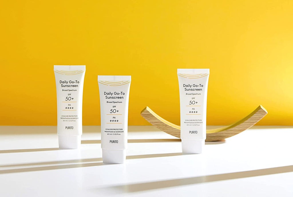 Purito Daily Go-To Sunscreen, Unscented and Soothing SPF 50+ PA++++ 60ml