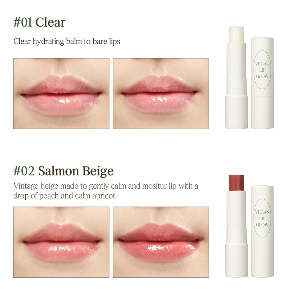 Nacific x Stray Kids Be Natural Vegan Lip Glow 5 PCS Set, with Photocards 8 PCS Full Set