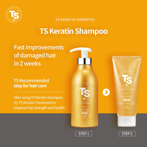 TS Keratin Shampoo for Damaged and Dry Scalp 500g