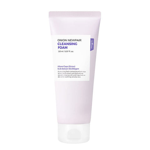 [ ISNTREE ] Onion Newpair Cleansing Foam Face Cleanser for Sensitive Skin, 150ml / 5.07 fl. oz.