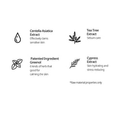 [ NACIFIC ] Cica Tea Tree Relaxing Mask Pack 10 EA