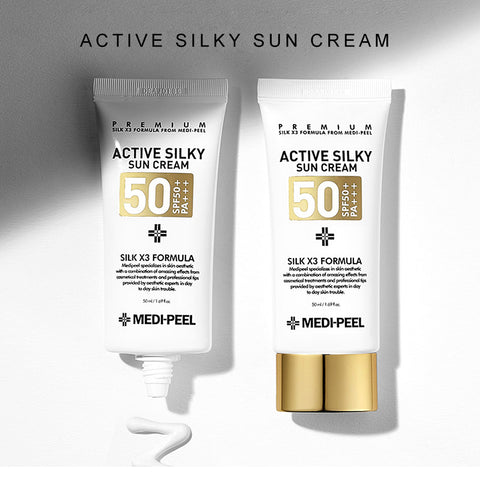 Medi-Peel Active Silky Sun Cream SPF50+ PA+++ 50ml