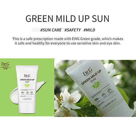 Dr.G Green Mild Up Sun+ SPF50+ PA++++ 50ml (1.69 fl.oz)