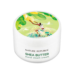 Nature Republic Shea Butter Moist Steam Cream Moisturizer for Normal to Dry Skin, 100ml