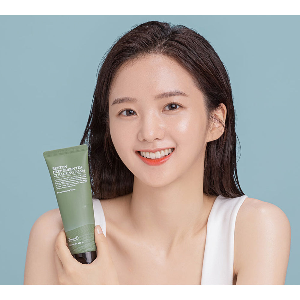 [ BENTON ] Deep Green Tea Cleansing Foam 120g (4.23 oz)
