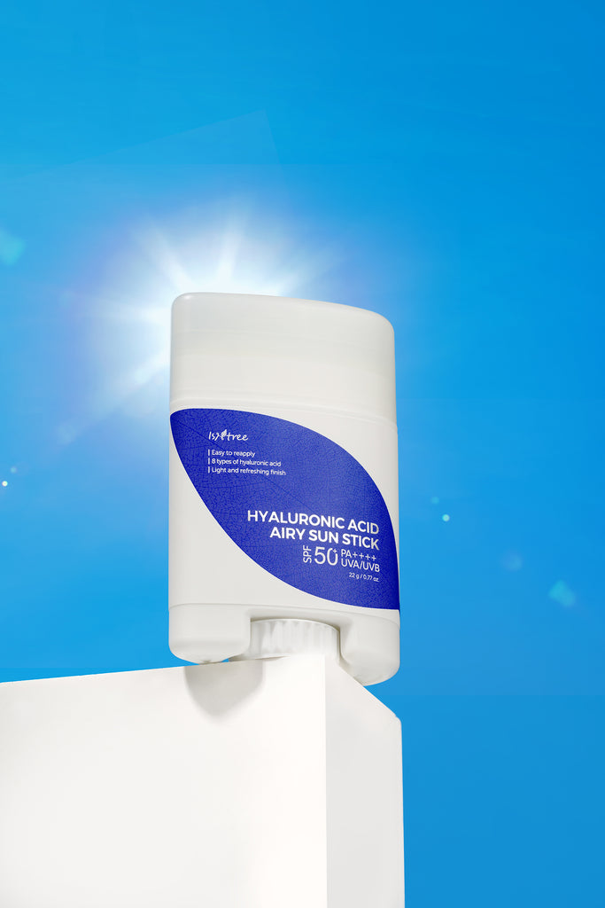 Isntree Hyaluronic Acid Airy Sun Stick Lightweight Sunscreen, SPF 50+ PA++++ 22g / 0.77 oz.