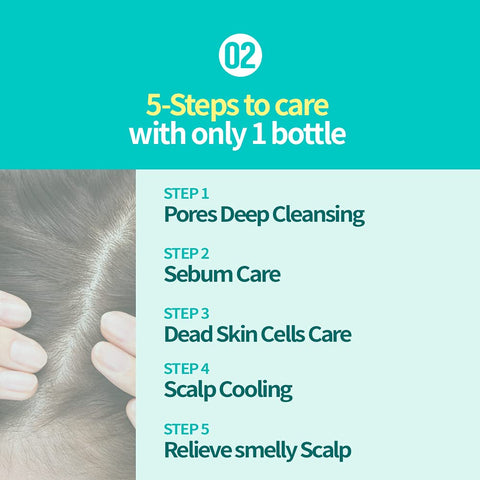 [ RYO ] Scalp Deep Cleansing & Cooling Shampoo and Conditioner Set 550mL