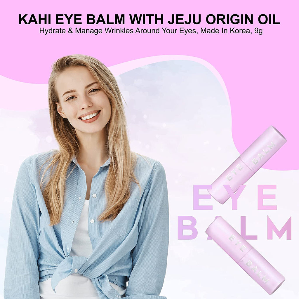 Kahi Seoul Eye Balm, Reduces Dark Circles and Wrinkles, 9g