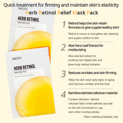 [ NACIFIC ] Herb Retinol Relief Mask Pack 10 EA