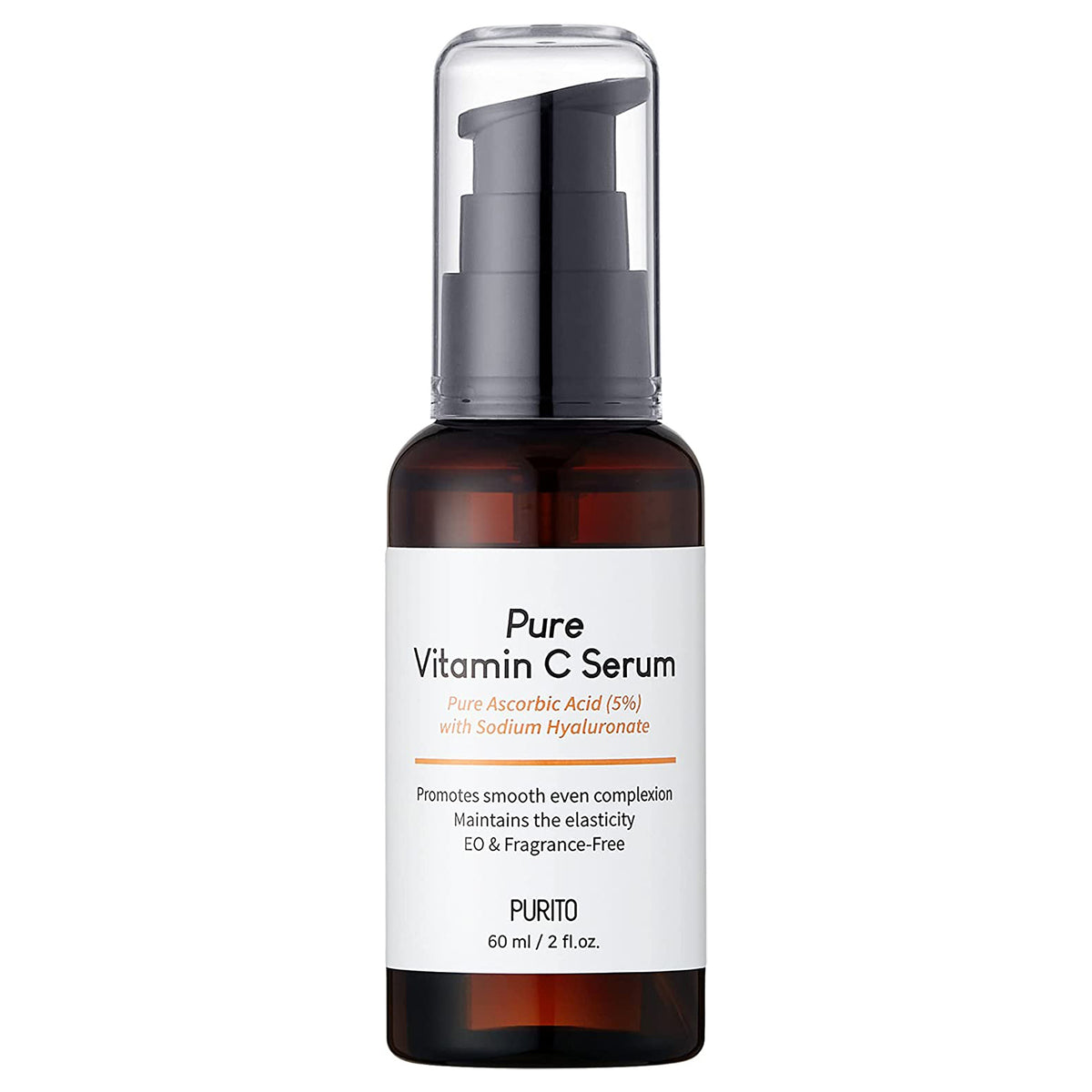 Purito Pure Vitamin C Facial Serum, Hypoallergenic and Calming 60ml