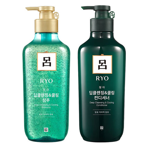 [ RYO ] Scalp Deep Cleansing & Cooling Shampoo and Conditioner Set 550mL