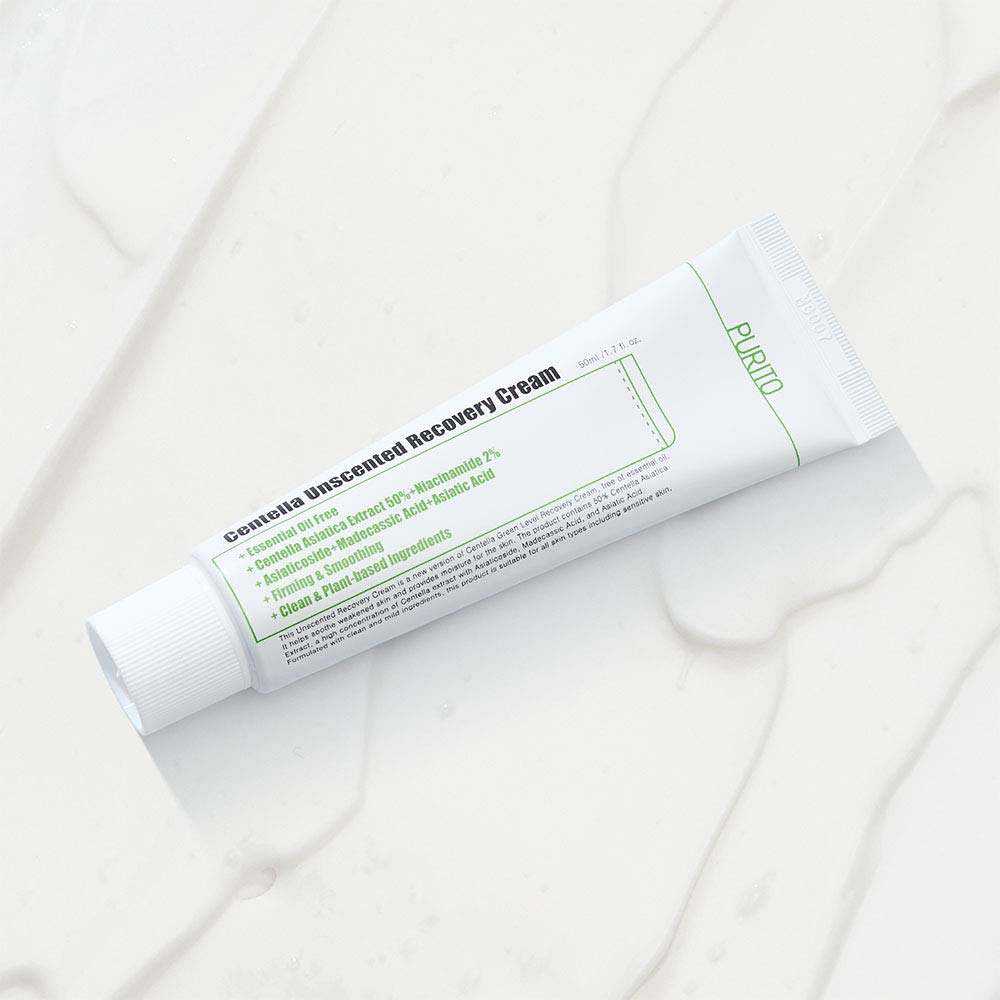 [ PURITO ] Centella Unscented Recovery Cream 50ml (1.7 fl. oz.)