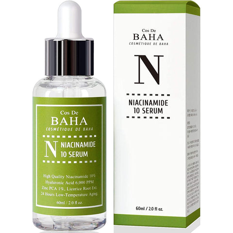 Cos de BAHA Niacinamide 10% Zinc 1% (N60) Facial Serum 60ml