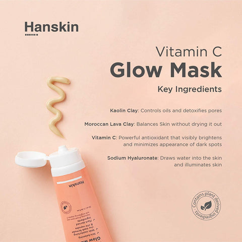 Hanskin Vitamin C Glow Clay Facial Mask 70ml