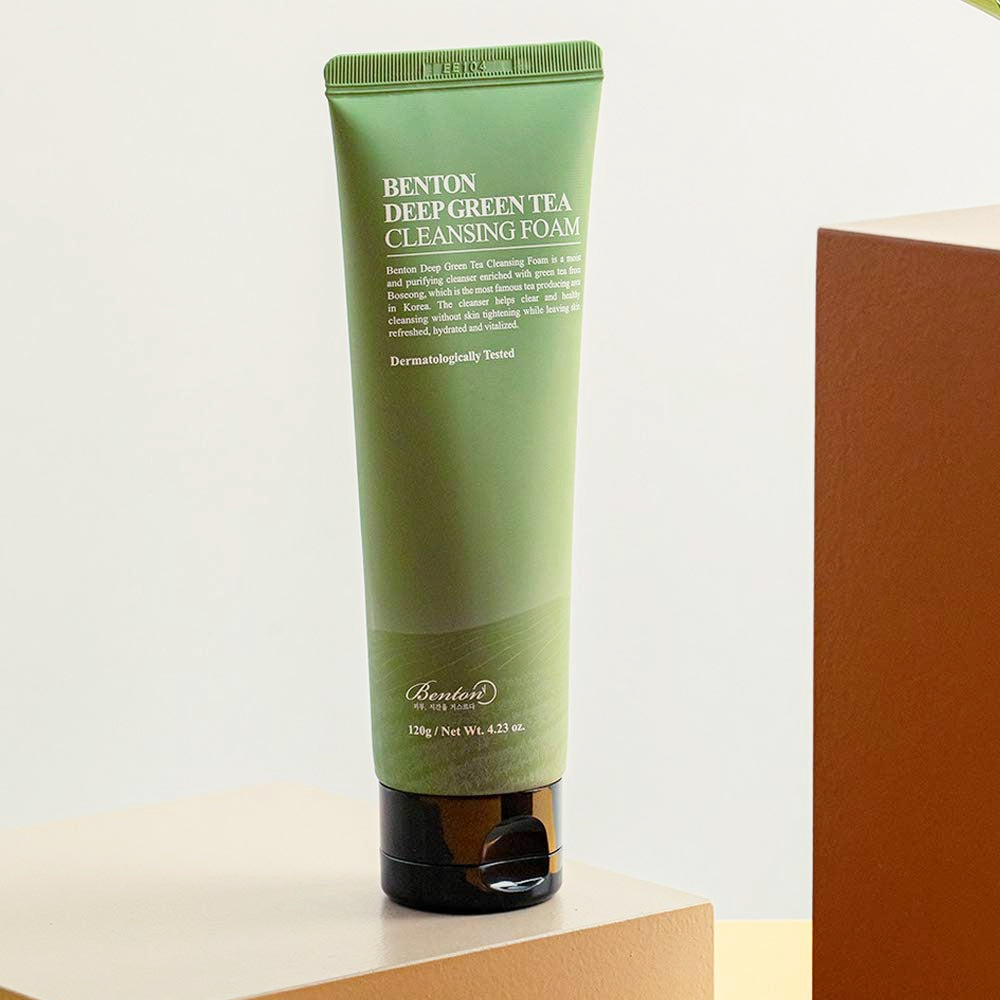 [ BENTON ] Deep Green Tea Cleansing Foam 120g (4.23 oz)