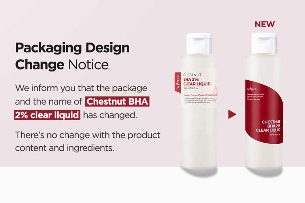 [ ISNTREE ] Chestnut BHA 2% Clear Liquid for Face Exfoliating, 100ml / 3.38 fl. oz.
